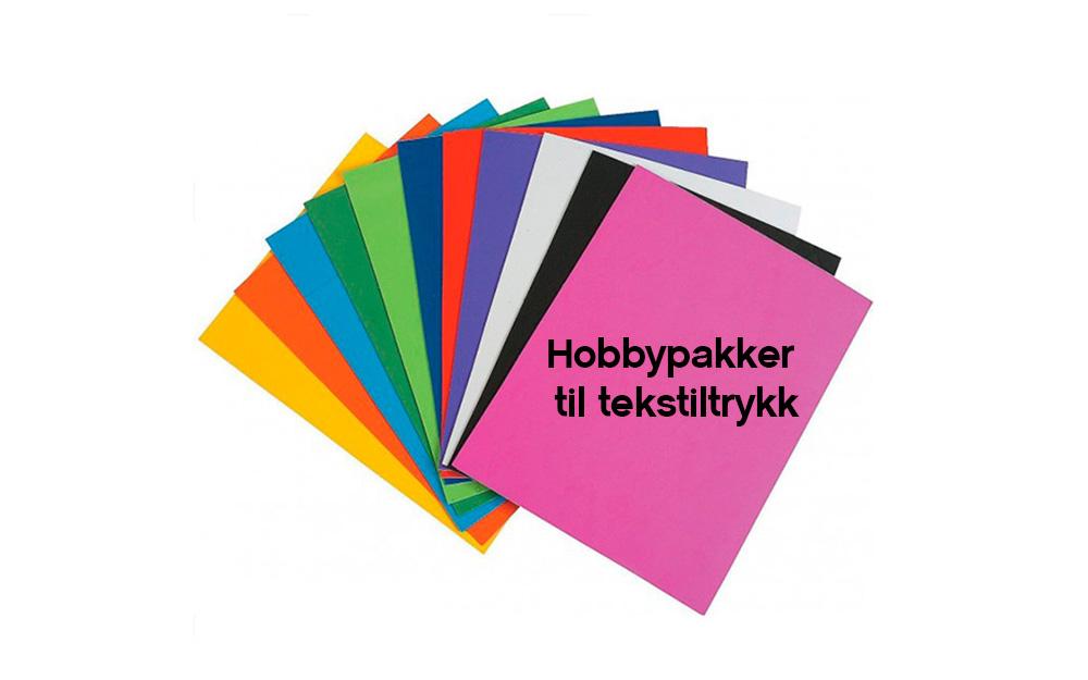 Hobbypakker tekstiltrykk