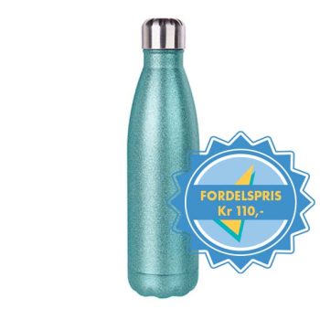 Flaske-mint-glitter med fordelspris symbol