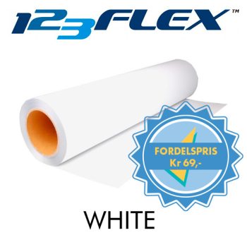 123Flex hvit med fordelspris symbol