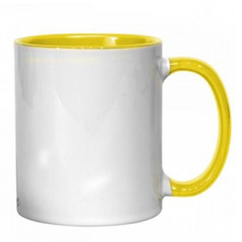 Durham kopp med gul innside og hank